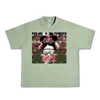Oil Green Little Miss Urban Heavy Tee - CowhideDigitalArt