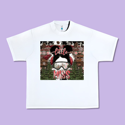 Little Miss Urban Heavy Tee Designed By Cowhidedigitalart