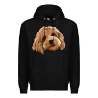 Black Cockapoo Premium Hoodie - Jasminsmagicworld