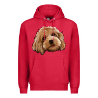 Cardinal Cockapoo Premium Hoodie - Jasminsmagicworld