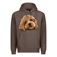 Coffee Cockapoo Premium Hoodie - Jasminsmagicworld