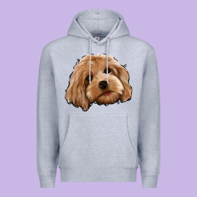 Cockapoo Premium Hoodie Designed By Jasminsmagicworld