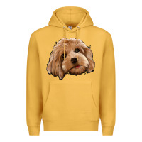 Mustard Cockapoo Premium Hoodie - Jasminsmagicworld