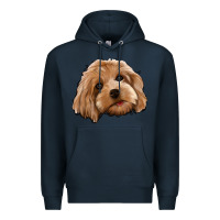 Navy Cockapoo Premium Hoodie - Jasminsmagicworld