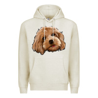 Oatmeal Heather Cockapoo Premium Hoodie - Jasminsmagicworld