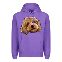 Purple Cockapoo Premium Hoodie - Jasminsmagicworld