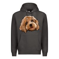 Smoke Cockapoo Premium Hoodie - Jasminsmagicworld