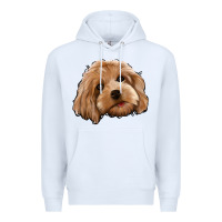 White Cockapoo Premium Hoodie - Jasminsmagicworld