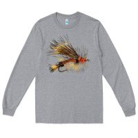Heather Grey Fish Fly Long Sleeve Tee - LillyAllenDesigns