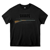 Black sharps rifle   old west Heavy Core Tee - linhVisuals