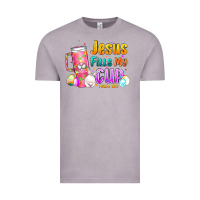 Vintage Zinc Jesus Fills My Cup Easter Vintage Tee - CowhideDigitalArt