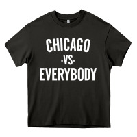 Asphalt chicago vs everybody Heavy Core Tee - linhVisuals