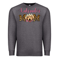 Charcoal Heather labrador mom Premium Sweatshirt - Jasminsmagicworld