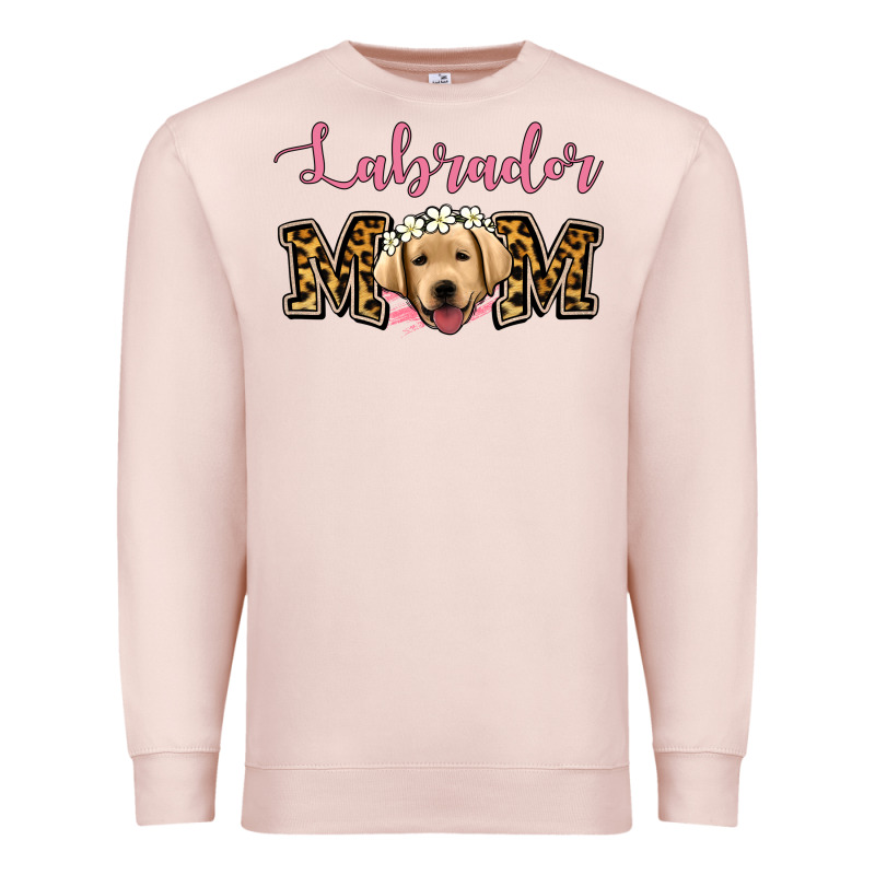 Labrador Mom Premium Sweatshirt by Jasminsmagicworld | Teevron