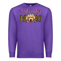 Purple labrador mom Premium Sweatshirt - Jasminsmagicworld