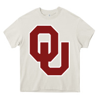 Cream oklahoma sooners Heavy Core Tee - linhVisuals