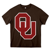 Chocolate Brown oklahoma sooners Heavy Core Tee - linhVisuals