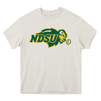 Cream north dakota state bison Heavy Core Tee - linhVisuals
