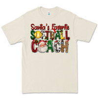 Bone Santa's Favorite Softball Coach For Christmas Premium Tee - FaDigitalArtStudio