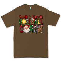 Cacao Santa's Favorite Softball Coach For Christmas Premium Tee - FaDigitalArtStudio
