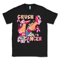 Black Crush Breast Cancer Classic Tee - FaDigitalArtStudio