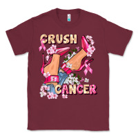 Burgundy Crush Breast Cancer Classic Tee - FaDigitalArtStudio