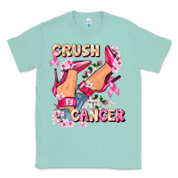 Seafoam Crush Breast Cancer Classic Tee - FaDigitalArtStudio