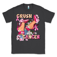 Smoke Crush Breast Cancer Classic Tee - FaDigitalArtStudio