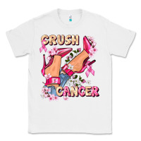White Crush Breast Cancer Classic Tee - FaDigitalArtStudio