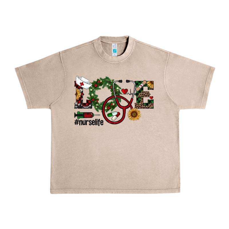 Christmas Love Nurselife Urban Heavy Tee by RanaPortraitStore | Teevron