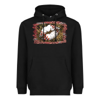 Black Baseball Lips Heavyweight Hoodie - Jasminsmagicworld
