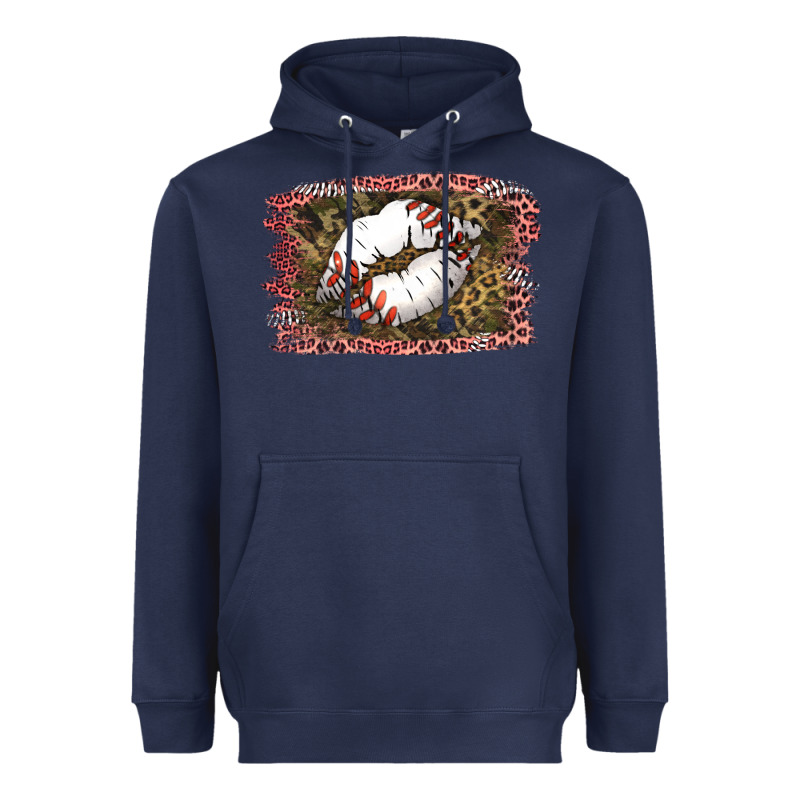 Baseball Lips Heavyweight Hoodie by Jasminsmagicworld | Teevron