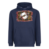 Navy Baseball Lips Heavyweight Hoodie - Jasminsmagicworld
