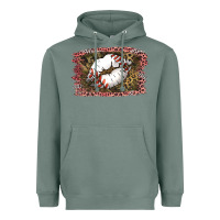 Sage Baseball Lips Heavyweight Hoodie - Jasminsmagicworld