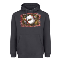 Smoke Baseball Lips Heavyweight Hoodie - Jasminsmagicworld