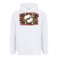 White Baseball Lips Heavyweight Hoodie - Jasminsmagicworld