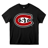 Black st. cloud state Huskies, Gear Heavy Core Tee - linhVisuals