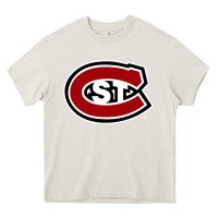 Cream st. cloud state Huskies, Gear Heavy Core Tee - linhVisuals