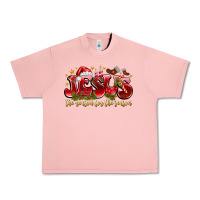 Salmon Jesus The Reason For The Season Urban Heavy Tee - CowhideDigitalArt