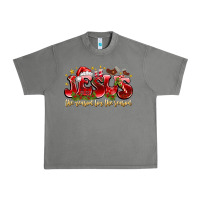Tornado Jesus The Reason For The Season Urban Heavy Tee - CowhideDigitalArt