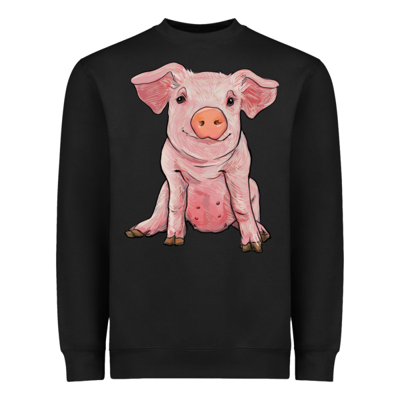 Sitting Pig Heavyweight Sweatshirt by RanaPortraitStore | Teevron