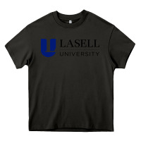 Asphalt lasell university vectorized Heavy Core Tee - linhVisuals