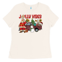 Bone Jolly Vibes Ladies Tee - CowhideDigitalArt
