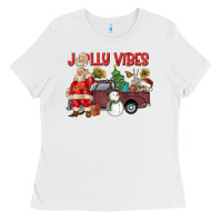 Jolly Vibes Ladies Tee | Teevron