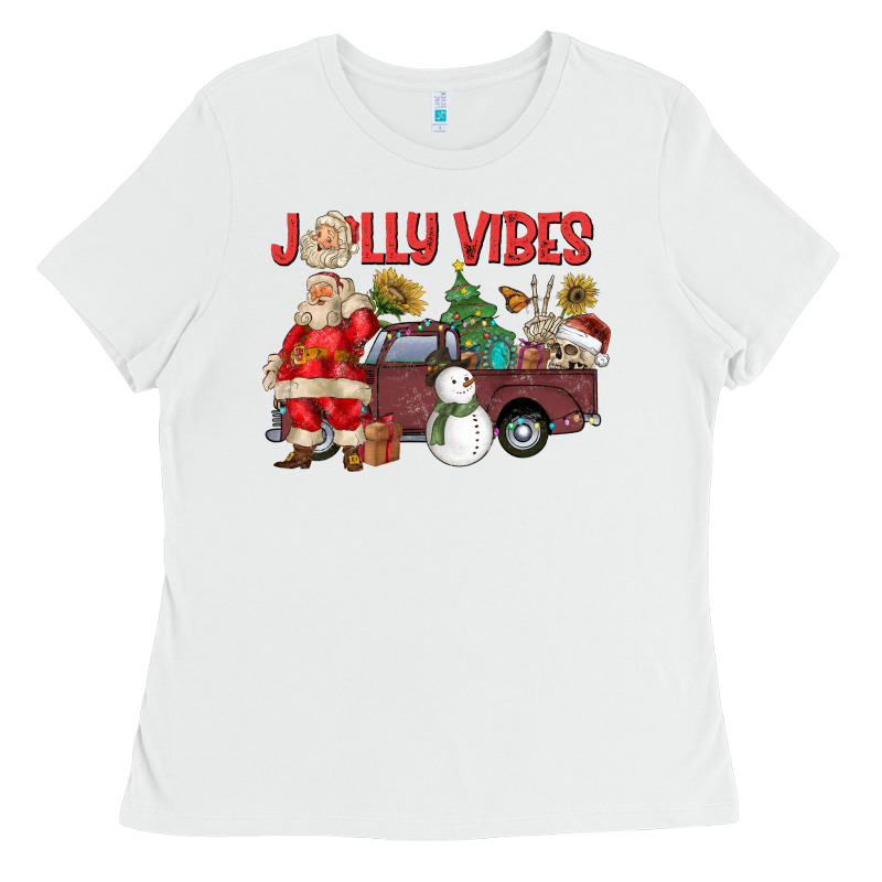 Jolly Vibes Ladies Tee by CowhideDigitalArt | Teevron