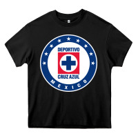 Black escudo del cruz azul ac Heavy Core Tee - linhVisuals