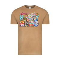 Vintage Camel One Happy Mama Easter Bunny Vintage Tee - CowhideDigitalArt