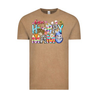 Vintage Coffee One Happy Mama Easter Bunny Vintage Tee - CowhideDigitalArt
