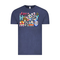 Vintage Denim One Happy Mama Easter Bunny Vintage Tee - CowhideDigitalArt