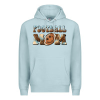 Blue Mist football mom football smiley face Premium Hoodie - BarkalooDesign